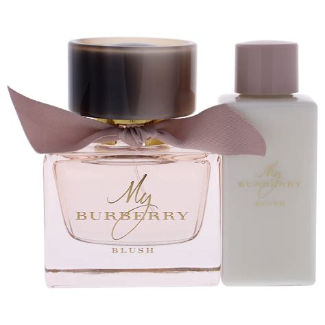 my burberry blush gift set by burberry|my Burberry black body lotion.